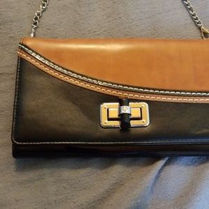 whbm black and tan crossbody